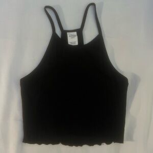 Crop muscle spaghetti strap